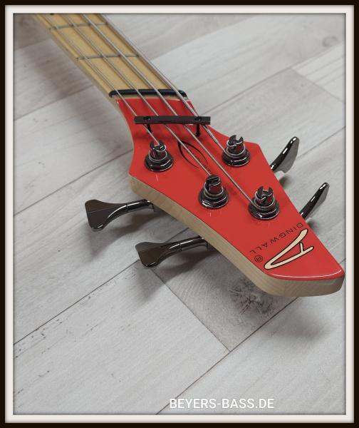 Dingwall NG3 4-String Nolly, Fiesta Red, Signature